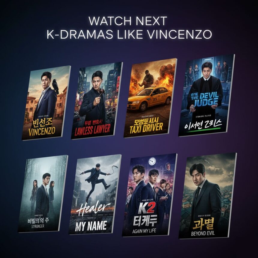 k-dramas like vincenzo