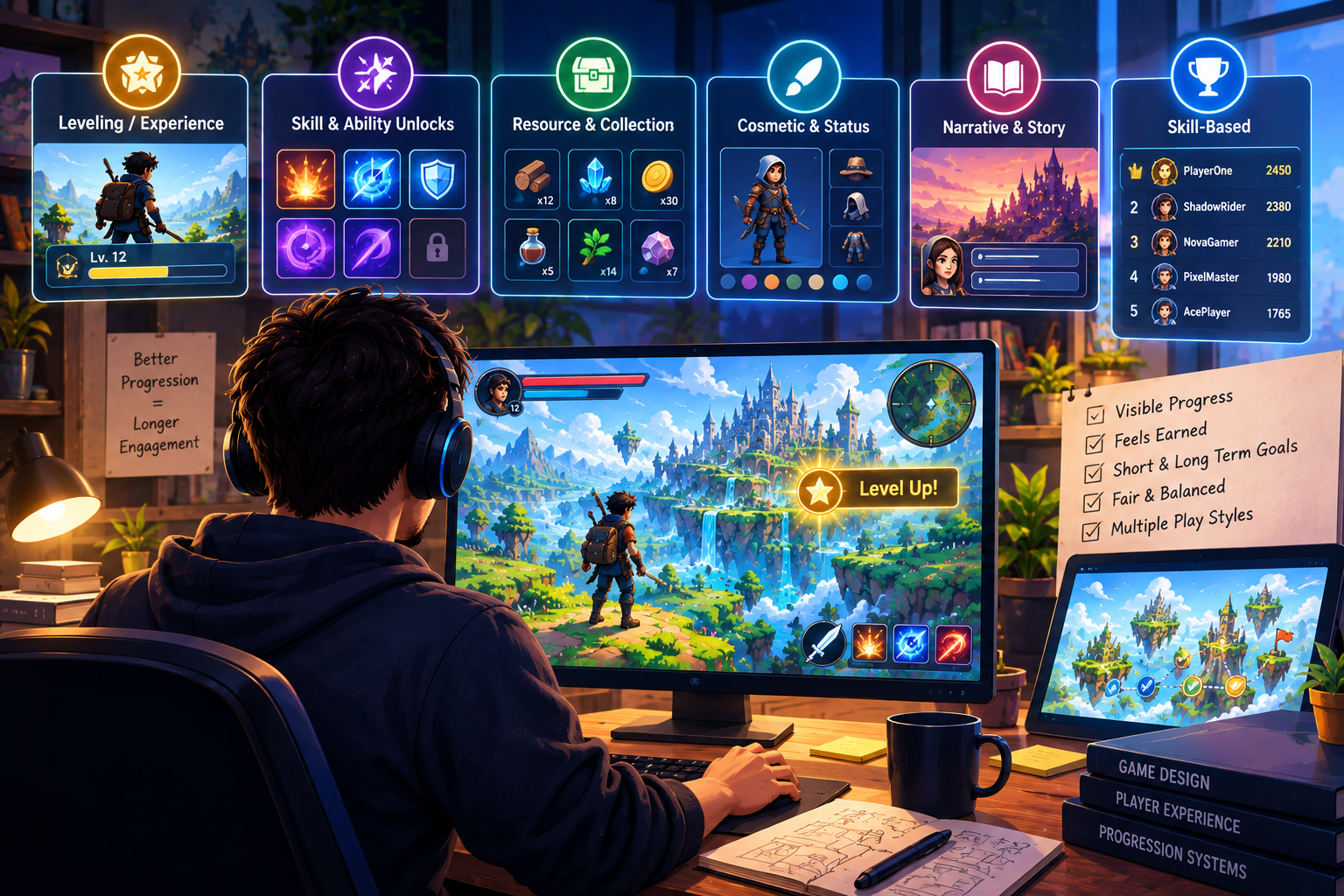 How to Create a Game With Stronger Player Progression