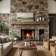 Creating a Striking Focal Point With a Carefully Designed Stone Fireplace