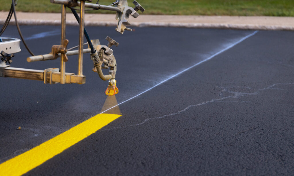 parking lot painting