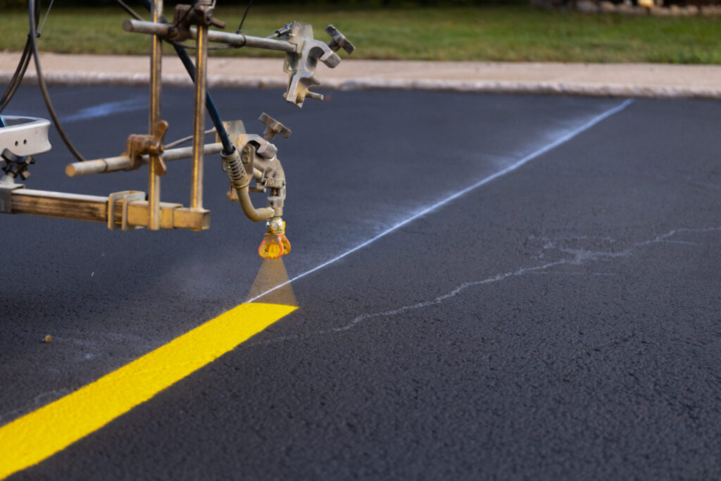 parking lot painting