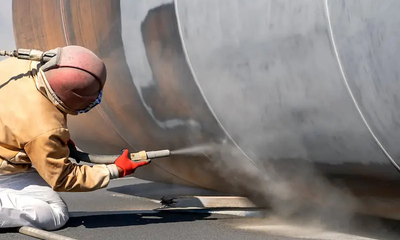 sand blasting